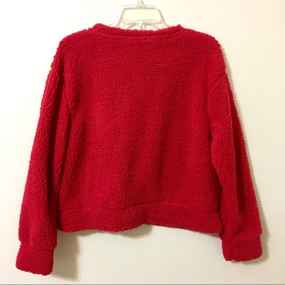 ✨HP✨Wallflower Holiday Sherpa Sweater - Red - XL - Picture 9 of 9